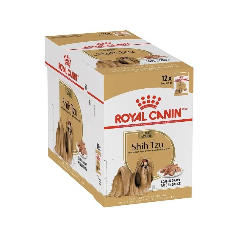 ROYAL CANIN BHN Shih Tzu Adult w formie pasztetu - mokra karma dla psa dorosłego - 12x85g
