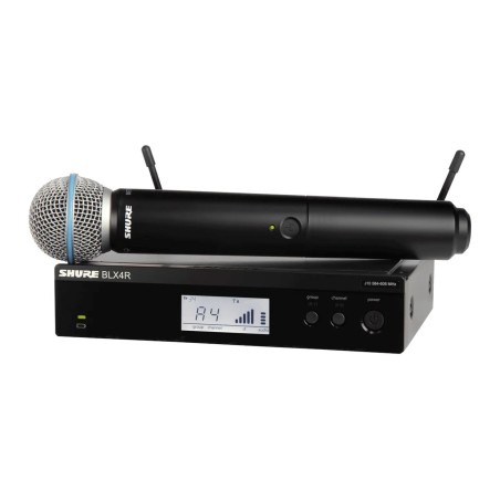 Shure BLX24RE/B58-H8E - bezprzewodowy system wokalny do montażu w racku z mikrofonem Beta 58A