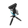 Sennheiser MKE 400 MOBILE KIT - Mikrofon pojemnościowy, superkardioidalny, wyposażony w filtr dolnoprzepustowy ze statywem