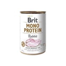BRIT Mono Protein Rabbit - mokra karma z królikiem dla psa - 400 g
