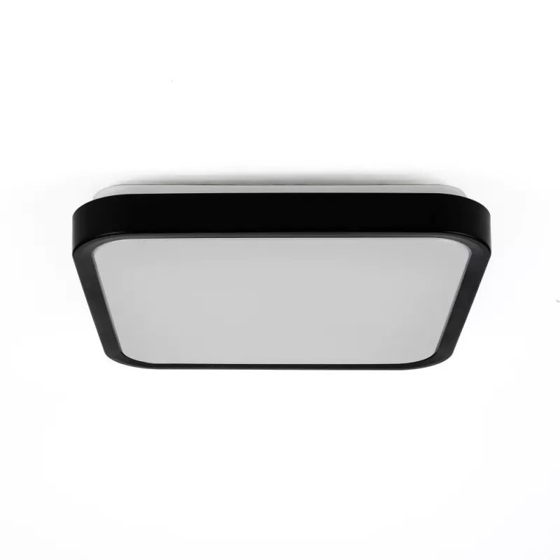 Plafon V-TAC VT-8630S natynkowy 36W LED IP44 42x42cm czujnik ruchu 4000K 3820lm (SKU 76741) Czarny Plafon V-TAC VT-8630S natynkowy 36W LED IP44 42x42cm czujnik ruchu 4000K 3820lm (SKU 76741) Czarny