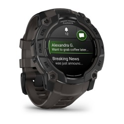 Zegarek Garmin Instinct 3 – 50 mm AMOLED Black met charcoal band