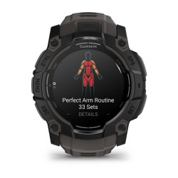 Zegarek Garmin Instinct 3 – 50 mm AMOLED Black met charcoal band