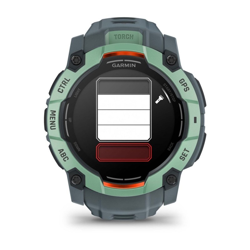 Zegarek sportowy Garmin Instinct 3 AMOLED 50mm Neotropic Twilight Zielony Zegarek sportowy Garmin Instinct 3 AMOLED 50mm Neotropic Twilight Zielony