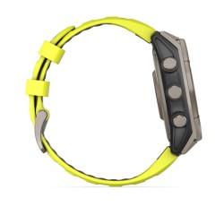 Zegarek Garmin Fenix 8 Solar Sapphire Żółty