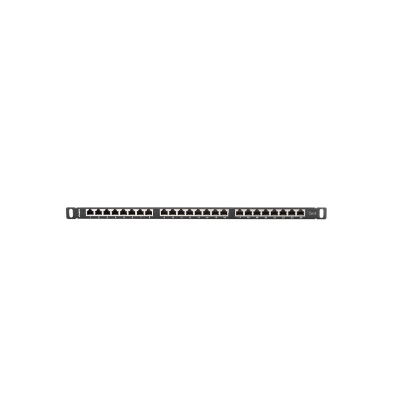 Patch panel Lanberg PPS6-0024-B (0.5U kat. 6) Patch panel Lanberg PPS6-0024-B (0.5U kat. 6)