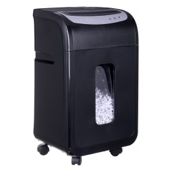 Niszczarka Activejet ASH-2502C, P-4, 28 l, ścinki 4x40 mm, 25 kartek, czarna