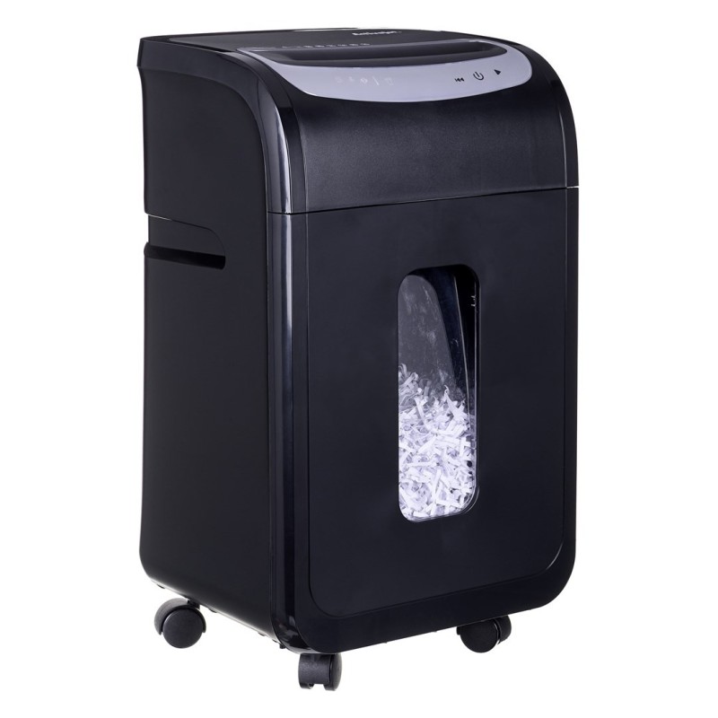 Niszczarka Activejet ASH-2502C, P-4, 28 l, ścinki 4x40 mm, 25 kartek, czarna Niszczarka Activejet ASH-2502C, P-4, 28 l, ścinki 4x40 mm, 25 kartek, czarna