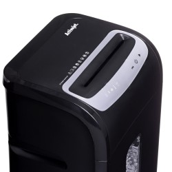Niszczarka Activejet ASH-2502C, P-4, 28 l, ścinki 4x40 mm, 25 kartek, czarna