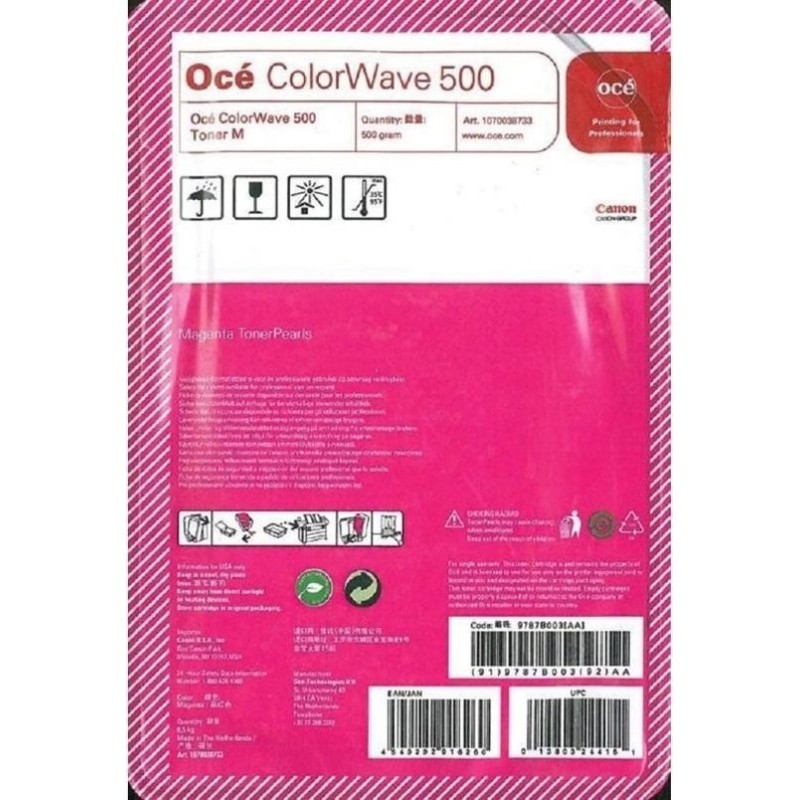 Canon OCE ColorWave 500 kaseta z tonerem 1 szt. Oryginalny Purpurowy Canon OCE ColorWave 500 kaseta z tonerem 1 szt. Oryginalny Purpurowy