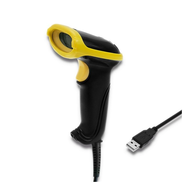 Qoltec 50867 Laserowy czytnik kodów 1D| 2D | USB | Czarny Qoltec 50867 Laserowy czytnik kodów 1D| 2D | USB | Czarny
