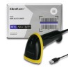Qoltec 50867 Laserowy czytnik kodów 1D| 2D | USB | Czarny