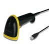 Qoltec 50867 Laserowy czytnik kodów 1D| 2D | USB | Czarny
