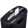 Niszczarka Activejet ASH-0601S, P-2, 10 l, pasek 6 mm, 6 kartek, czarna.
