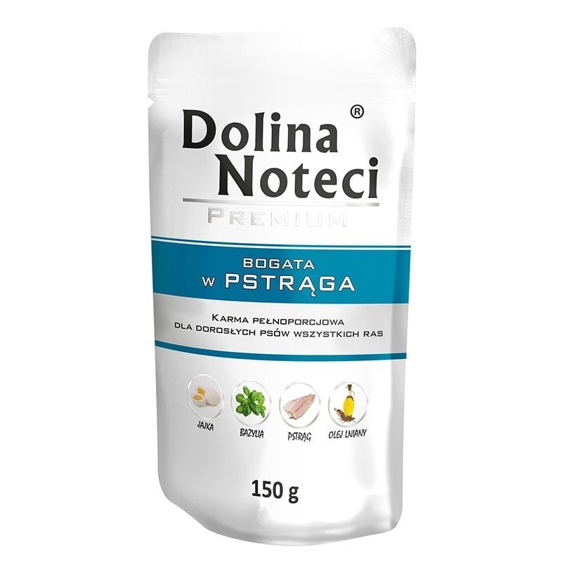 DOLINA NOTECI Premium bogata w pstrąga - mokra karma dla psa - 150g DOLINA NOTECI Premium bogata w pstrąga - mokra karma dla psa - 150g