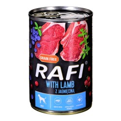 DOLINA NOTECI Rafi z jagnięciną, żurawiną i borówką - mokra karma dla psa - 400 g