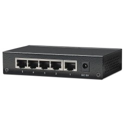 Switch 5x RJ45 Gigabit, metal, desktop