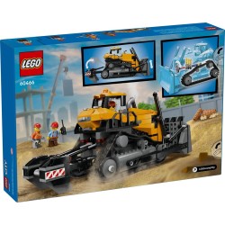 LEGO CITY 60466 BIG VEHICLES YELLOW BULLDOZER WITH FRONT LOADER