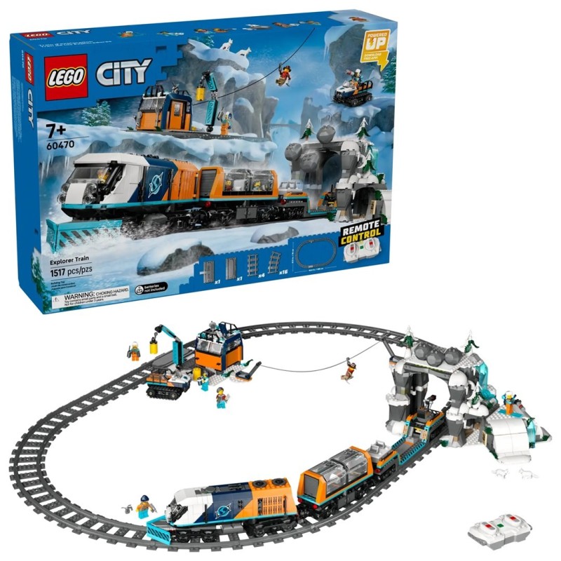 LEGO CITY 60470 TRAINS EXPLORERS' ARCTIC POLAR EXPRESS TRAIN LEGO CITY 60470 TRAINS EXPLORERS' ARCTIC POLAR EXPRESS TRAIN
