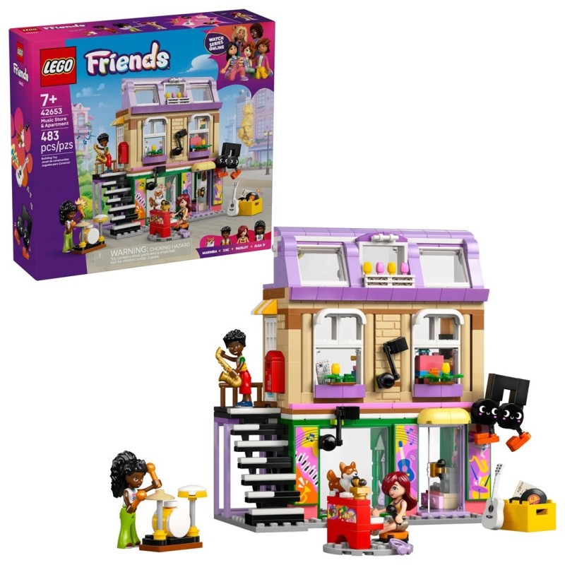 LEGO FRIENDS 42653 MUSIC STORE & APLEGO ARTMENT LEGO FRIENDS 42653 MUSIC STORE & APLEGO ARTMENT