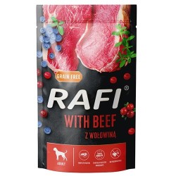 DOLINA NOTECI Rafi z wołowiną, borówką i żurawiną - mokra karma dla psa - 500 g