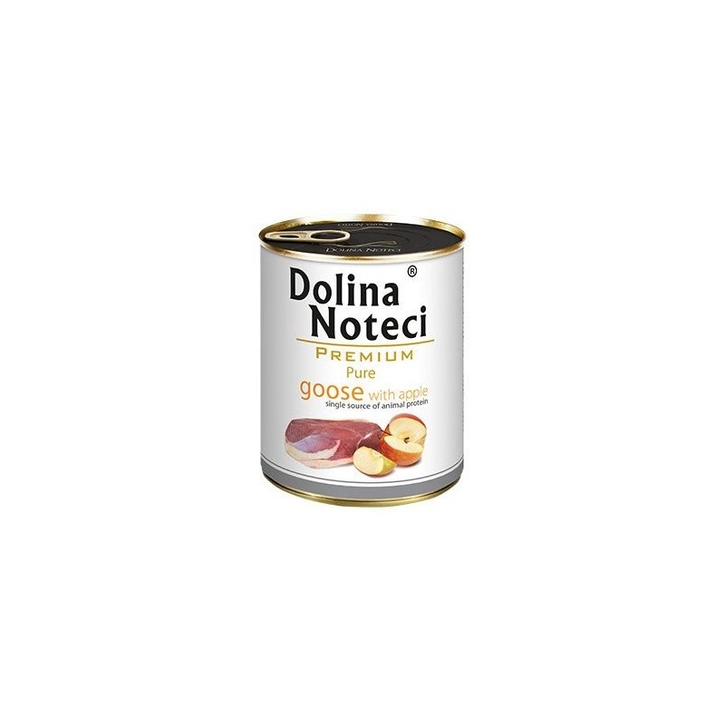 DOLINA NOTECI Premium Pure bogata w gęś z jabłkiem - mokra karma dla psa - 400 g