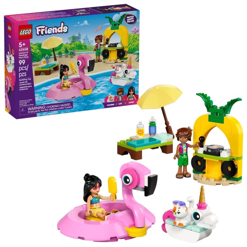 LEGO FRIENDS 42658 UNICORN & FLAMINGO POOL PLEGO ARTY LEGO FRIENDS 42658 UNICORN & FLAMINGO POOL PLEGO ARTY