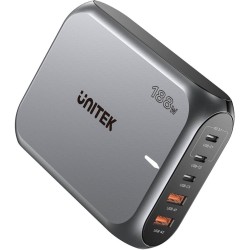 UNITEK ŁADOWARKA SIECIOWA 2X USB-A 3X USB-C GAN PD 3.1 188W