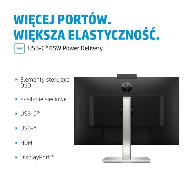 HP E-Series E27m G4 68,6 cm (27") 2560 x 1440 px monitor Quad HD Czarny HP E-Series E27m G4 68,6 cm (27") 2560 x 1440 px monitor Quad HD Czarny