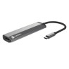 NATEC Fowler Slim Przewodowa USB 3.2 Gen 1 (3.1 Gen 1) Type-C Czarny, Chrom