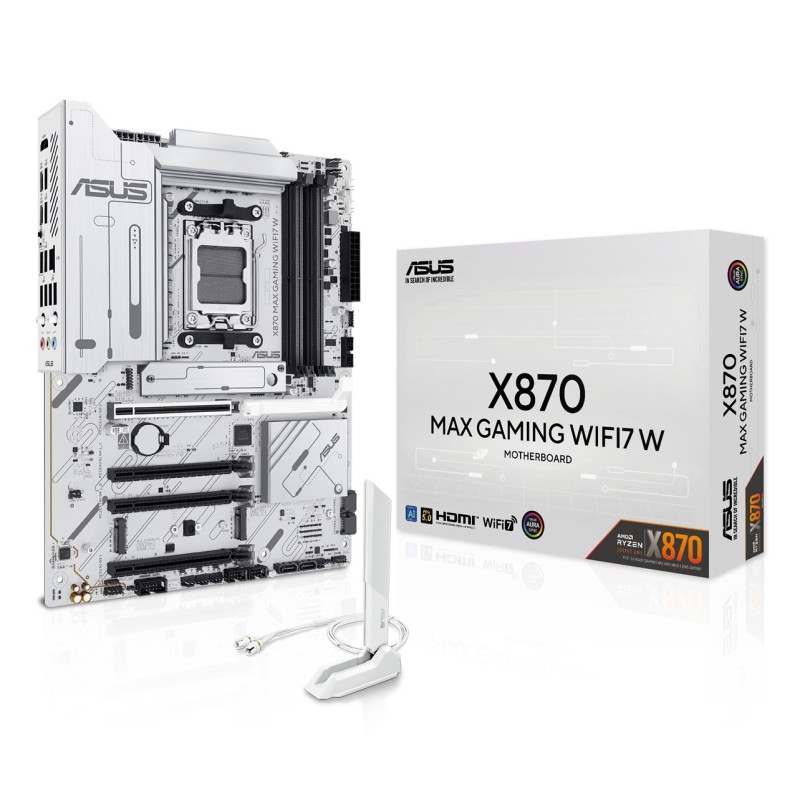 Płyta główna ASUS X870 MAX GAMING WIFI7 White Płyta główna ASUS X870 MAX GAMING WIFI7 White