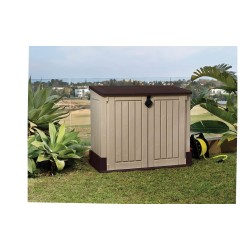 KETER skrzynia ogrodowa-balkonowa MIDI beżowo-brązowa 132x71,5x113,5 cm