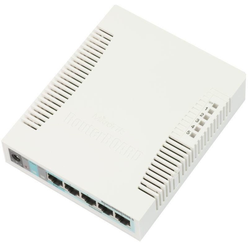 Mikrotik RB260GS Gigabit Ethernet (10/100/1000) Obsługa PoE Biały Mikrotik RB260GS Gigabit Ethernet (10/100/1000) Obsługa PoE Biały