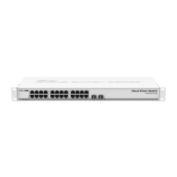 Mikrotik CSS326-24G-2S+RM łącza sieciowe Zarządzany Gigabit Ethernet (10/100/1000) Obsługa PoE 1U Biały
