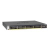 NETGEAR M4300-52G-PoE+ 550W PSU Zarządzany L2/L3/L4 Gigabit Ethernet (10/100/1000) Obsługa PoE 1U Czarny
