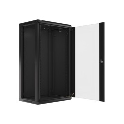 Lanberg WF01-6422-10B stojak 22U Szafa wisząca Czarny