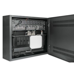Intellinet 713689 stojak 2U/4U Szafa wisząca Czarny