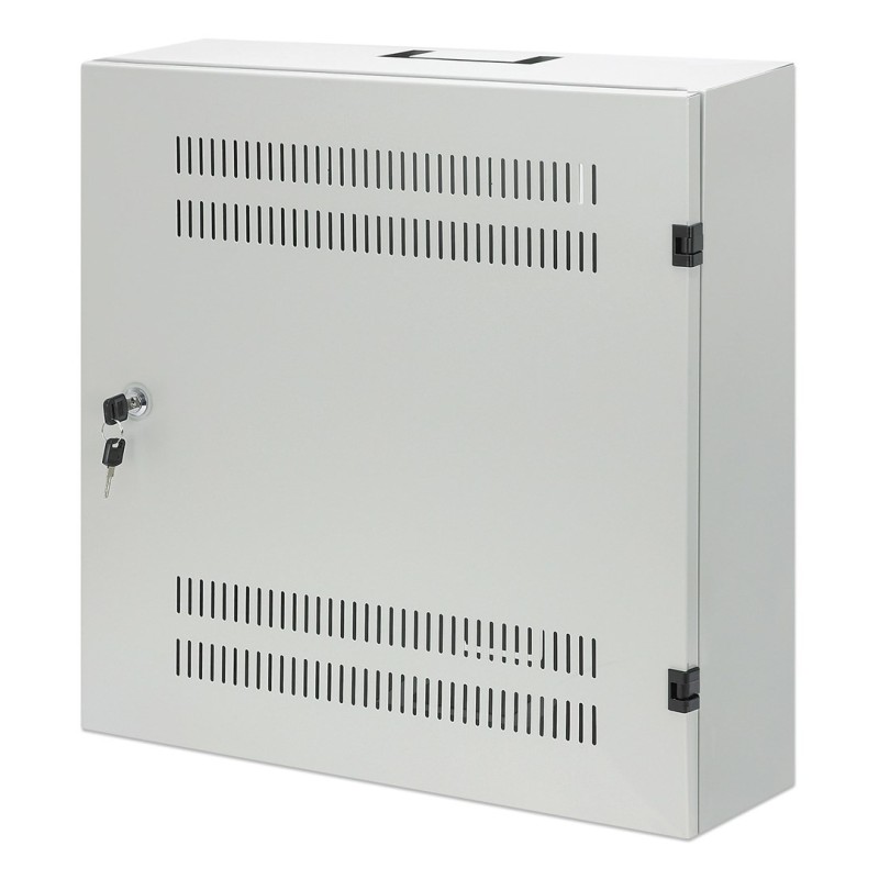 Niskoprofilowa szafa wisząca 4U + 2U Rack 19, szara Niskoprofilowa szafa wisząca 4U + 2U Rack 19, szara
