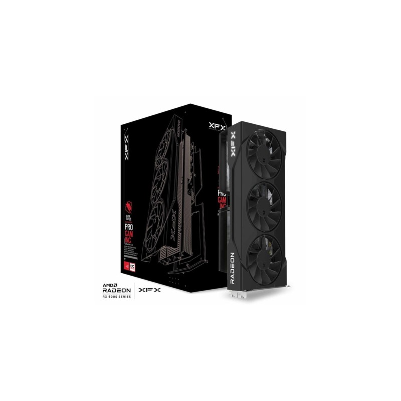 Karta graf. XFX SWIFT RX 9060XT OC 3-FAN 16GB Karta graf. XFX SWIFT RX 9060XT OC 3-FAN 16GB