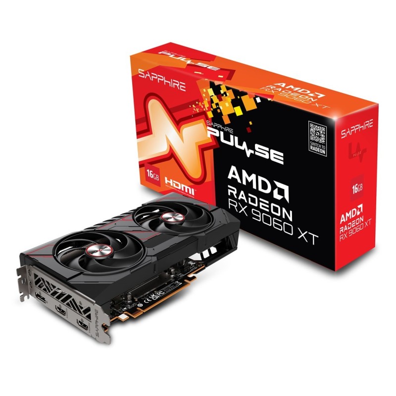 Karta graf. SAPPHIRE PULSE RX 9060 XT GAMING 16GB Karta graf. SAPPHIRE PULSE RX 9060 XT GAMING 16GB