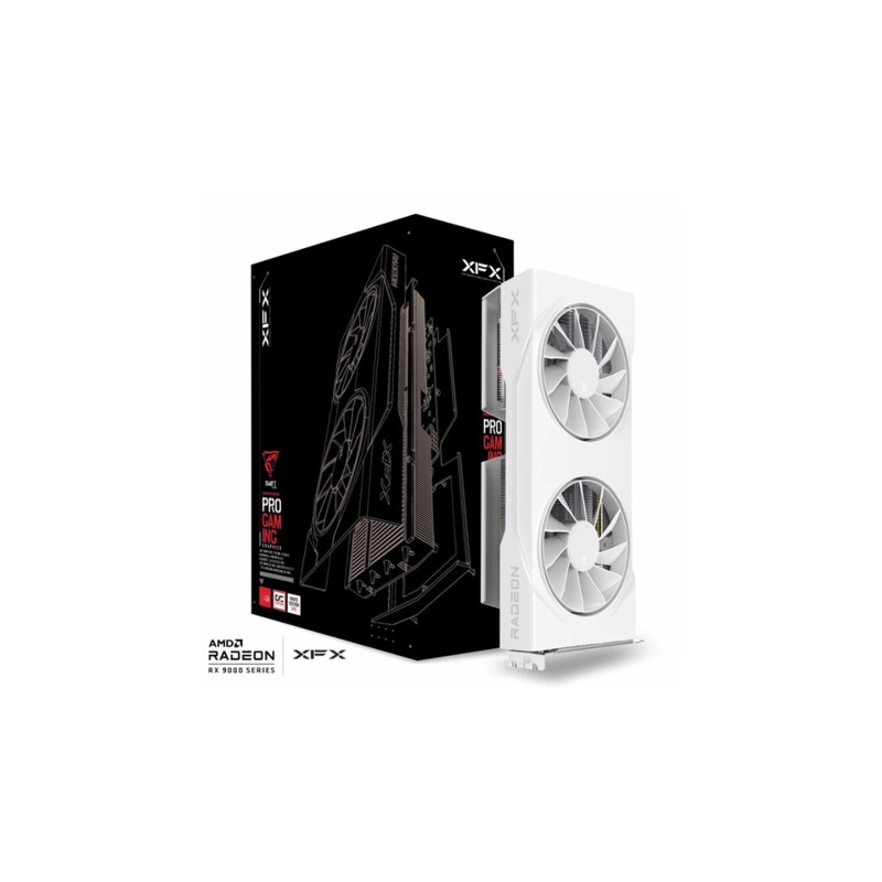 Karta graf. XFX Swift RX 9060XT OC White 8GB Karta graf. XFX Swift RX 9060XT OC White 8GB