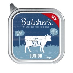 BUTCHER'S Original Junior Pasztet z wołowiną - mokra karma dla psa - 150 g