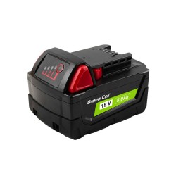 Green Cell Bateria do elektronarzędzi Milwaukee M18 18V 5Ah Akumulator zamiennik M18 B5 4932430483