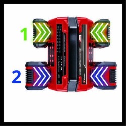 Ładowarka poczwórna 2x2 Power X 4A 4512102 EINHELL