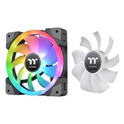 Thermaltake SWAFAN EX12 RGB PC Cooling Fan TT Premium Edition Obudowa komputera Chłodnica powietrza 12 cm Czarny 3 szt.