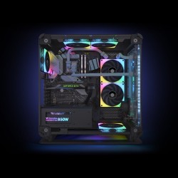 Thermaltake TOUGHFAN 12 RGB Obudowa komputera Wentylator 12 cm Biały 3 szt.