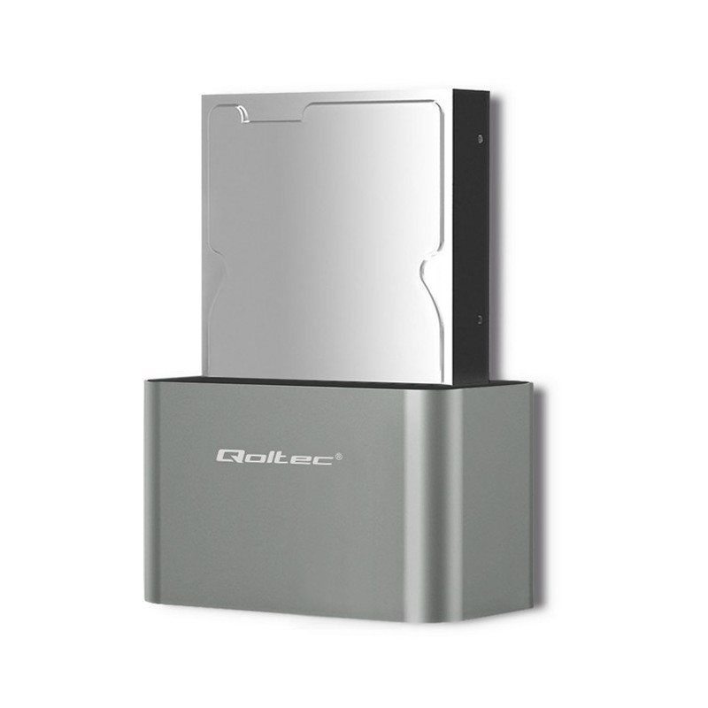 QOLTEC STACJA DOKUJĄCA HDD/SSD | 2.5"/3.5" SATA | USB 3.0 QOLTEC STACJA DOKUJĄCA HDD/SSD | 2.5"/3.5" SATA | USB 3.0