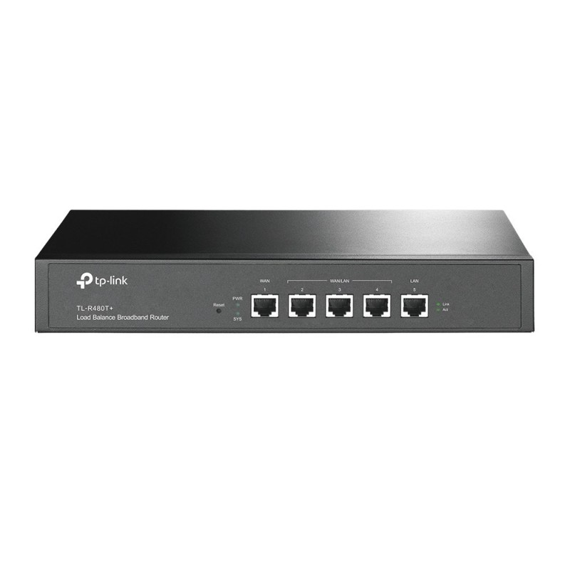 TP-Link TL-R480T+ ruter Fast Ethernet Czarny TP-Link TL-R480T+ ruter Fast Ethernet Czarny