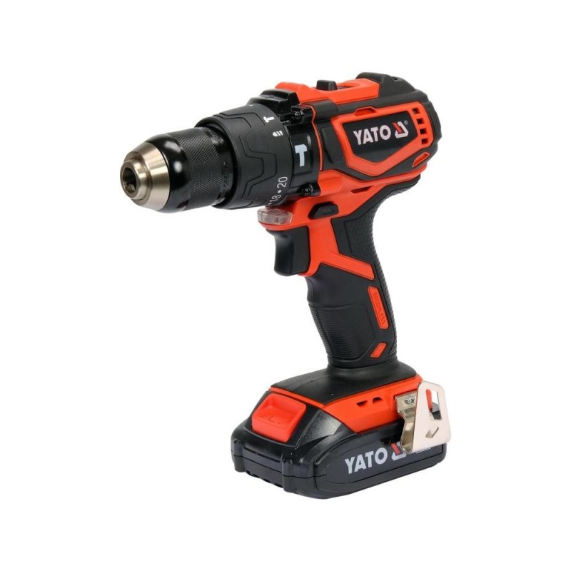 YATO WIERTARKO-WKRĘTARKA UDAROWA 18V 42Nm 1x2,0Ah LI-ION BEZSZCZOTKOWA, W WALIZCE YT-82796 YATO WIERTARKO-WKRĘTARKA UDAROWA 18V 42Nm 1x2,0Ah LI-ION BEZSZCZOTKOWA, W WALIZCE YT-82796