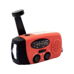 Radio solarne Denver SCR-2005 z lampką i funkcją SOS